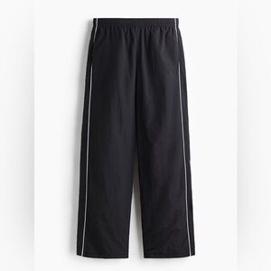 H&M RELAXED-FIT NYLON TRACK PANTS